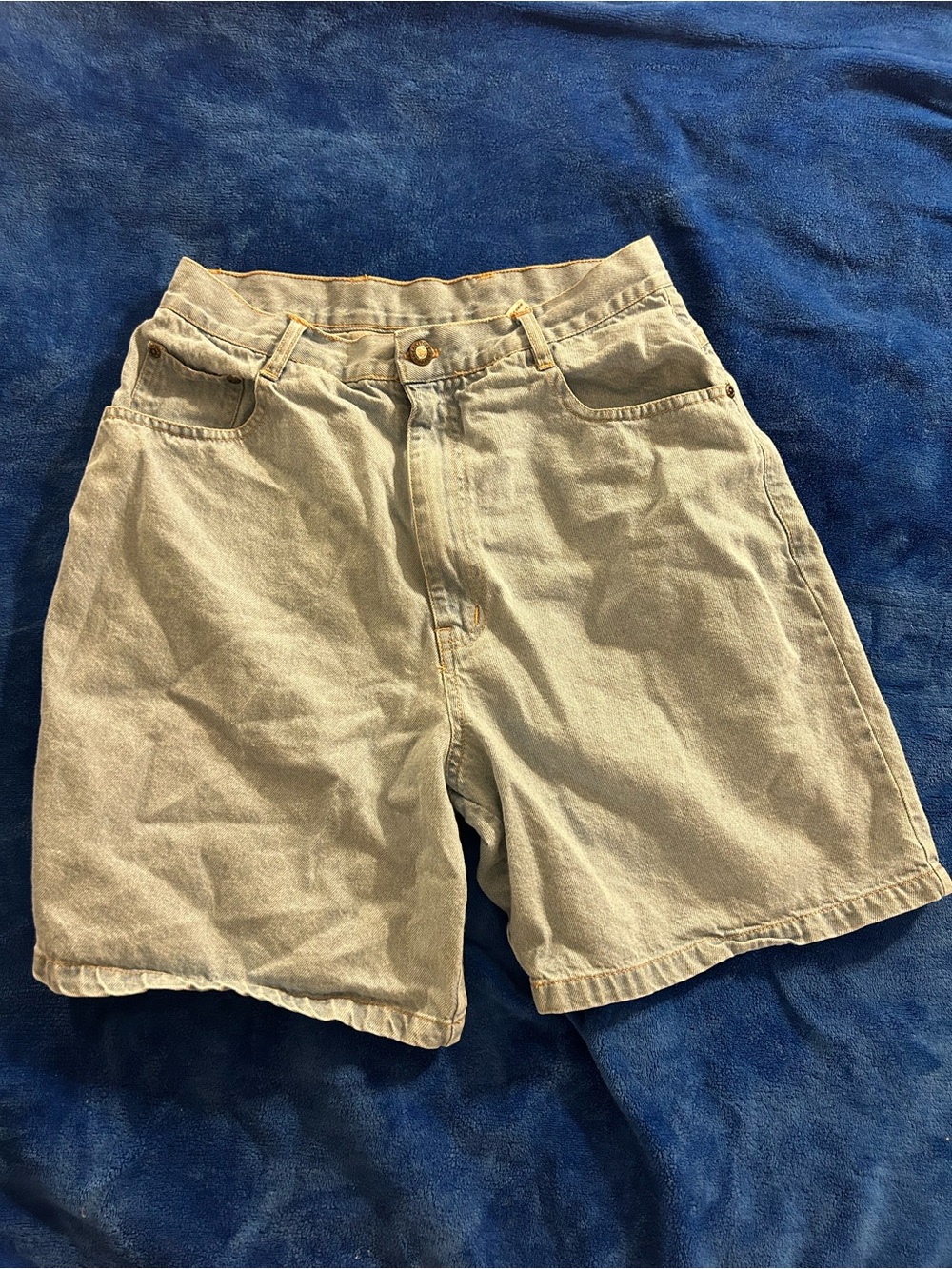 Vintage Forenza Light Wash High Rise Denim Shorts Size 12